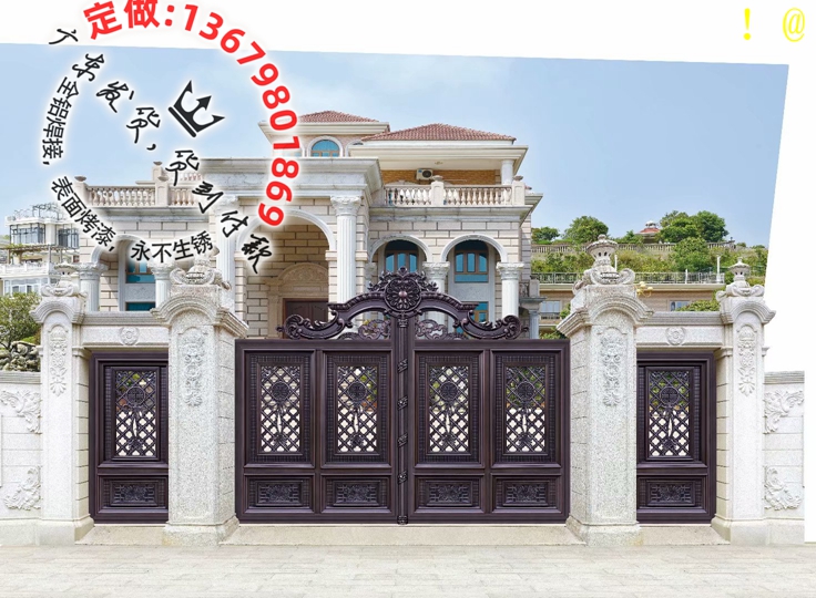 别墅大门_铝艺大门_庭院大门_住宅大门_乡村大门